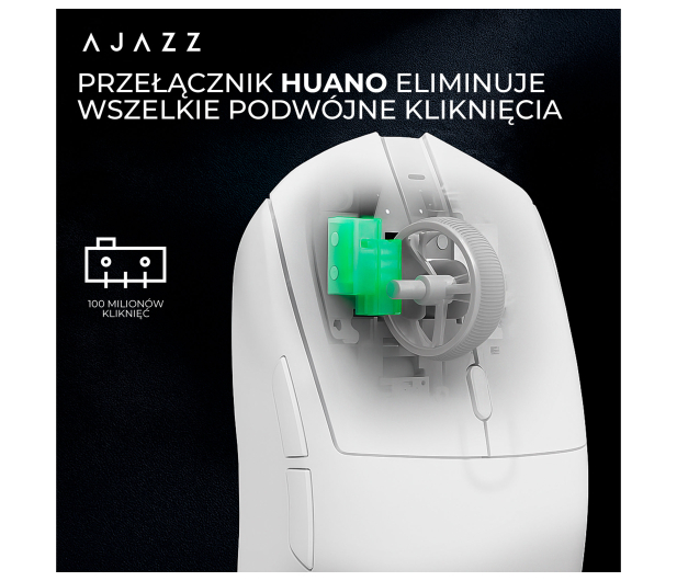 Ajazz AJ139 V2 MC 3311 ze stacją dokującą biała - 1536391 - zdjęcie 11